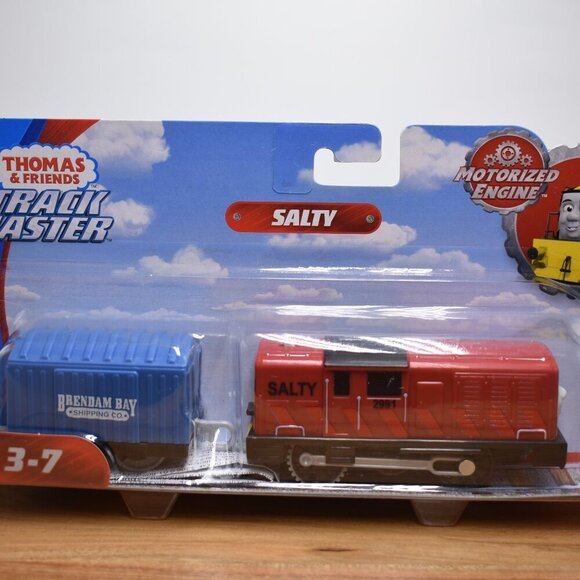 Salty w/ Tender Motorized Trackmaster Revolution Train Tank Engine Mattel New - Picture 2 of 12